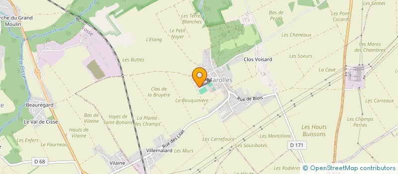 localisation de l'entreprise JD INVESTISSEMENTS  MAROLLES