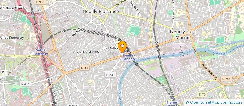 localisation de l'entreprise JD-IT SERVICES à NEUILLY-PLAISANCE