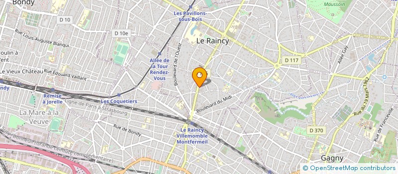 localisation de l'entreprise JD LE RAINCY à LE RAINCY