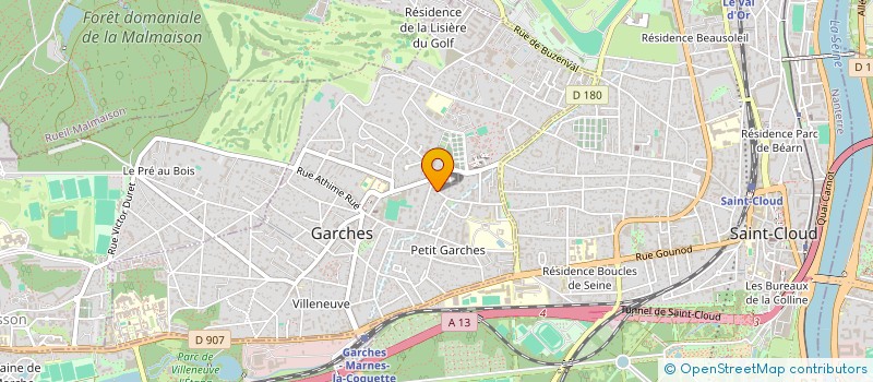 localisation de l'entreprise JD LIMOUSINE à GARCHES