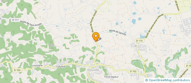 localisation de l'entreprise JD LOCATIONS  SAINTE-ANNE