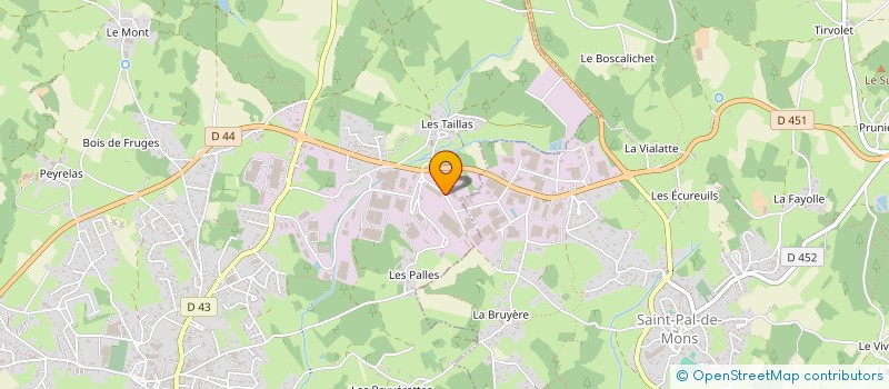 localisation de l'entreprise JD MCA  SAINTE-SIGOLENE