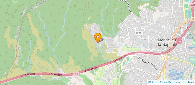 localisation de l'entreprise JD MEDIA CONSEIL  MANDELIEU-LA-NAPOULE