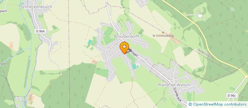 localisation de l'entreprise JD MESURE  BROUDERDORFF