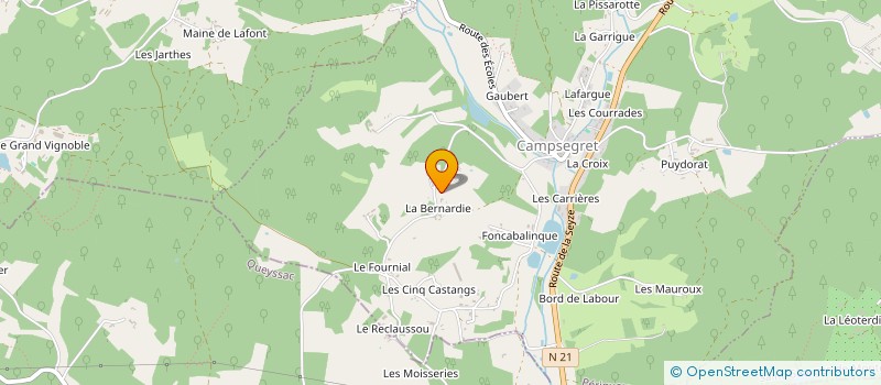 localisation de l'entreprise JD MULTI-SERVICES à CAMPSEGRET