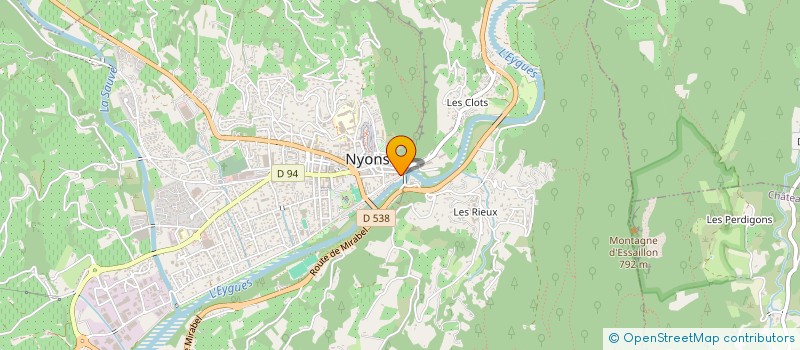 localisation de l'entreprise JD NYONS  NYONS
