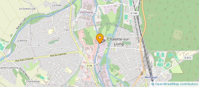 localisation de l'entreprise JD PARE BRISE  CHALETTE-SUR-LOING