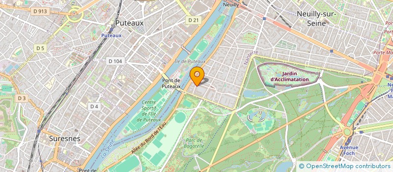 localisation de l'entreprise JD PARTNERS à NEUILLY-SUR-SEINE