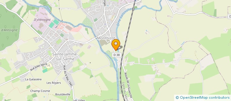 localisation de l'entreprise JD PATRIMOINE  MONTBIZOT