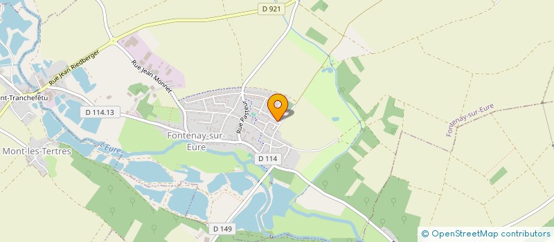 localisation de l'entreprise JD PAYSAGES à FONTENAY-SUR-EURE