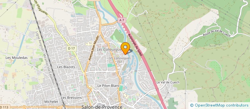 localisation de l'entreprise JD PEINTURE  SALON-DE-PROVENCE