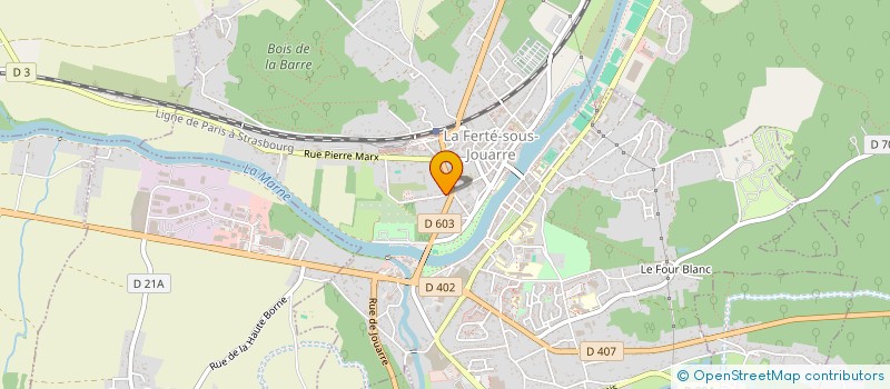 localisation de l'entreprise JD PLATRERIE à LA FERTE-SOUS-JOUARRE