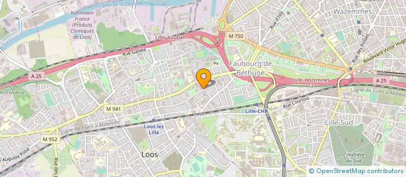 localisation de l'entreprise JD SERVICES à LILLE