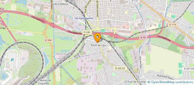 localisation de l'entreprise JD SEVENTEAM  CALAIS