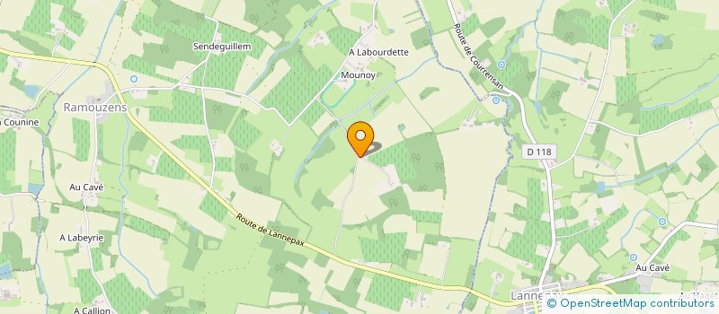 localisation de l'entreprise JD & SF  EAUZE