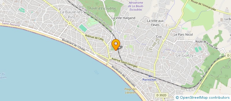 localisation de l'entreprise JD SOL à LA BAULE-ESCOUBLAC