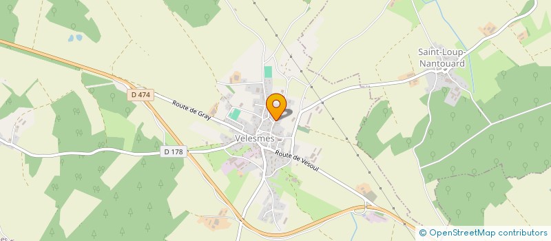 localisation de l'entreprise JD TRANSPORTS  VELESMES-ECHEVANNE