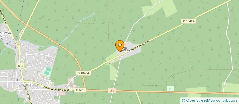 localisation de l'entreprise JD TRANSPORTS à LACANAU