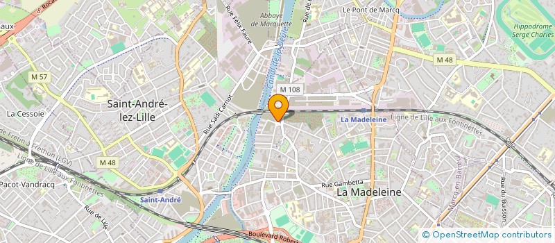 localisation de l'entreprise JD VTC SERVICES  LA MADELEINE