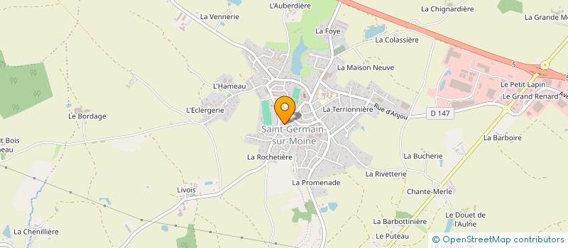 localisation de l'entreprise JD2F à SEVREMOINE