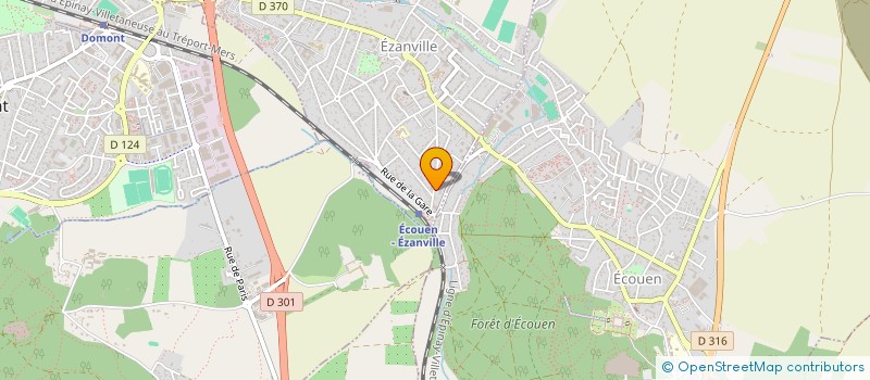 localisation de l'entreprise JD2M  EZANVILLE