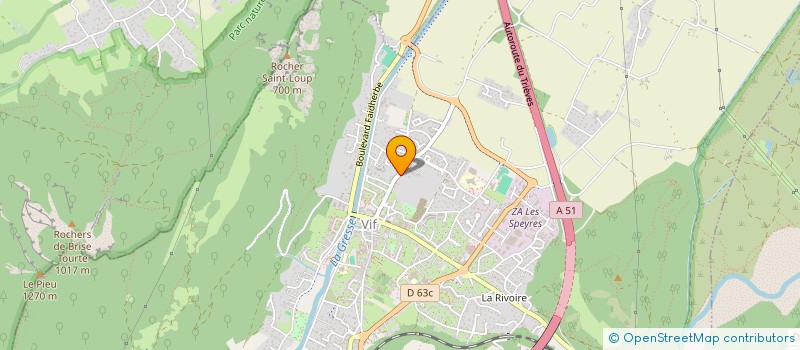 localisation de l'entreprise JD2M  VIF