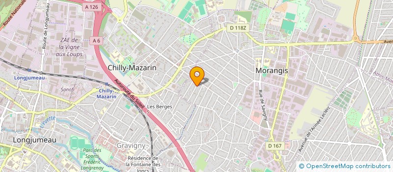 localisation de l'entreprise JD2M à MORANGIS