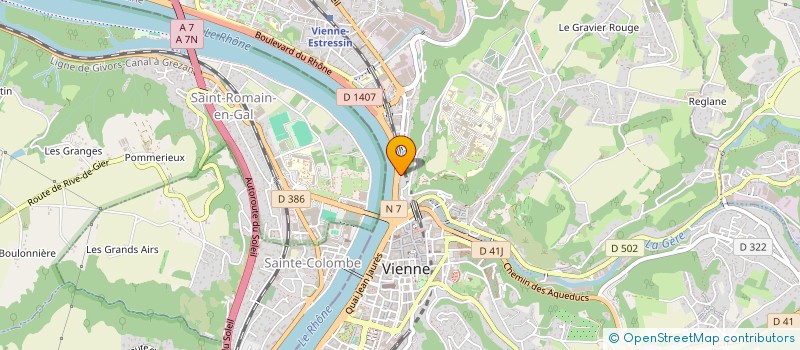 localisation de l'entreprise JD2P  VIENNE