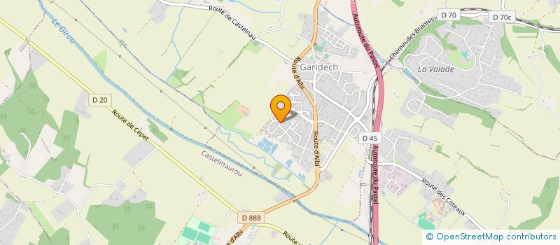 localisation de l'entreprise JD31  GARIDECH