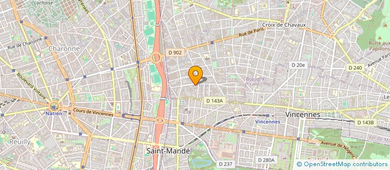 localisation de l'entreprise JD3H GROUP  MONTREUIL