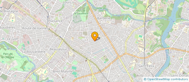 localisation de l'entreprise JD4B à NANTES