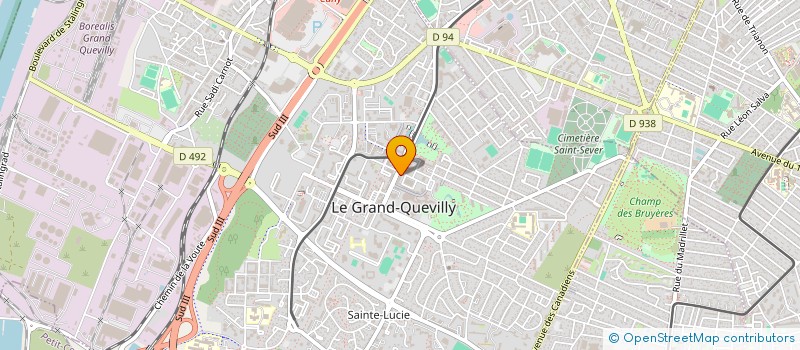 localisation de l'entreprise JD76  LE GRAND-QUEVILLY