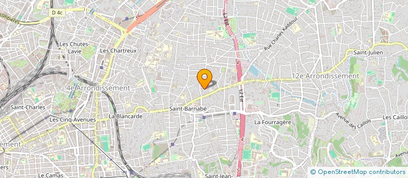 localisation de l'entreprise JDA  MARSEILLE