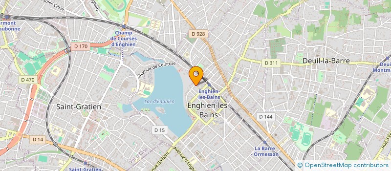 localisation de l'entreprise JDA à ENGHIEN-LES-BAINS