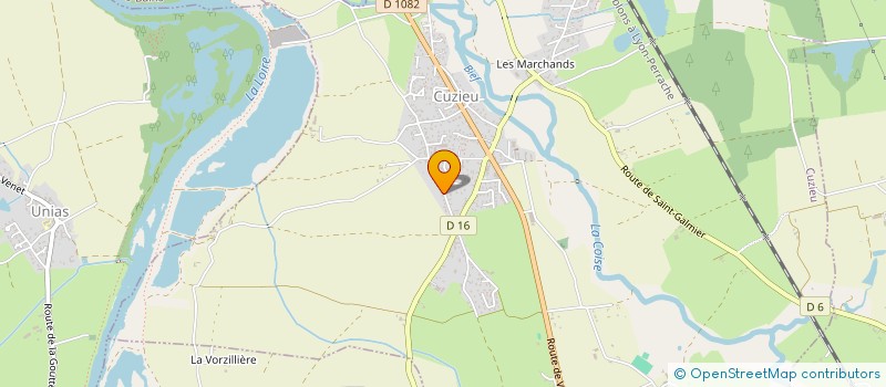 localisation de l'entreprise JDA  CUZIEU