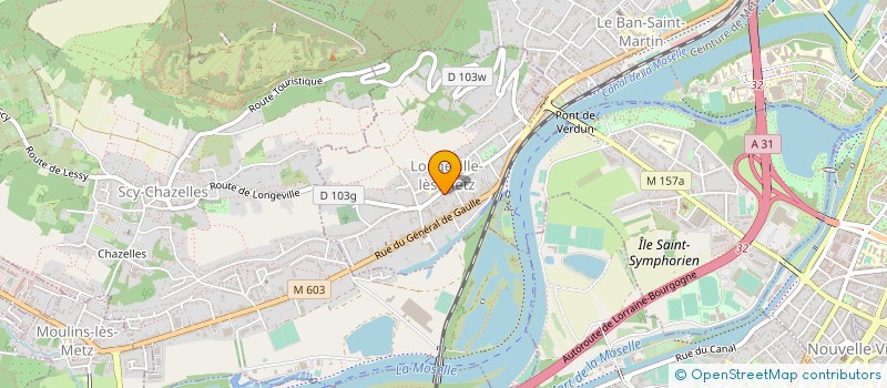 localisation de l'entreprise JDA  LONGEVILLE-LES-METZ