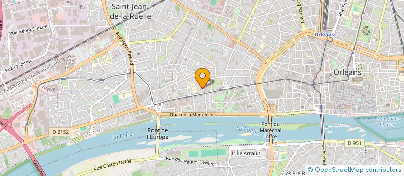 localisation de l'entreprise JDA à ORLEANS