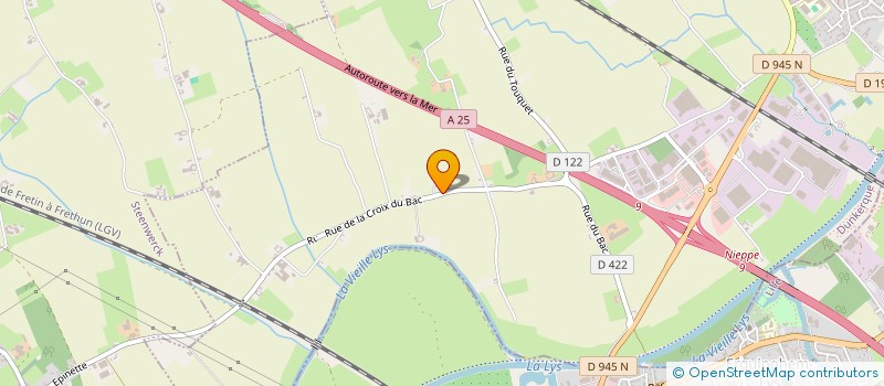 localisation de l'entreprise JDA CARGESE  NIEPPE