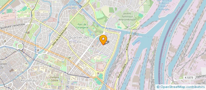 localisation de l'entreprise JDA CONSEIL à STRASBOURG