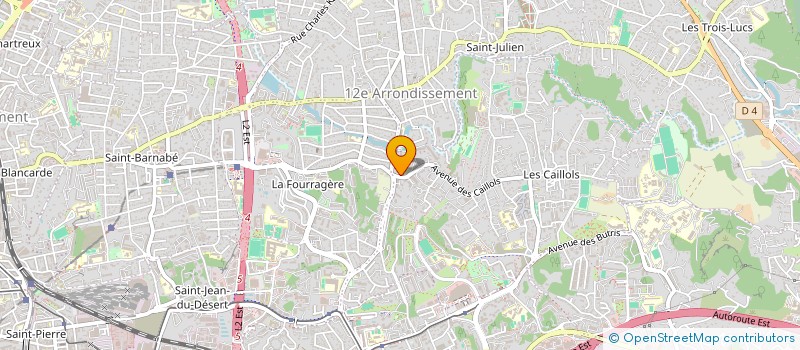 localisation de l'entreprise JDA CONSEIL  MARSEILLE