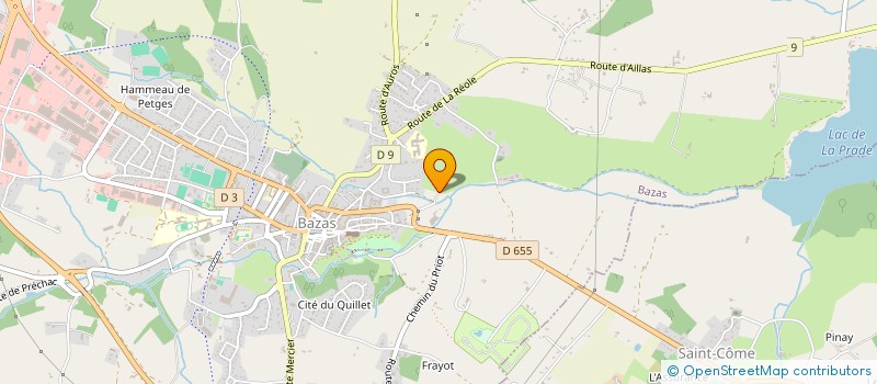 localisation de l'entreprise JDA GASCOGNE à GAJAC