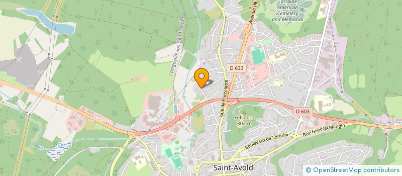 localisation de l'entreprise JDA IMMOBILIER  SAINT-AVOLD