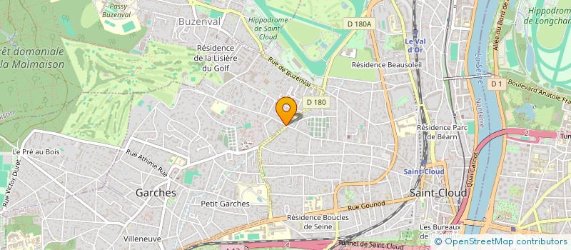 localisation de l'entreprise JDA PATRIMOINE à GARCHES