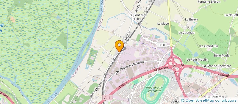 localisation de l'entreprise JDAM'S  ECOUFLANT