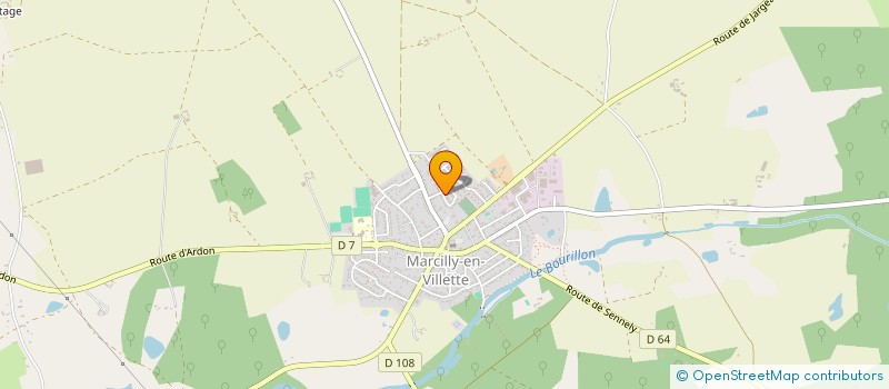 localisation de l'entreprise JDB  LA FERTE SAINT-AUBIN