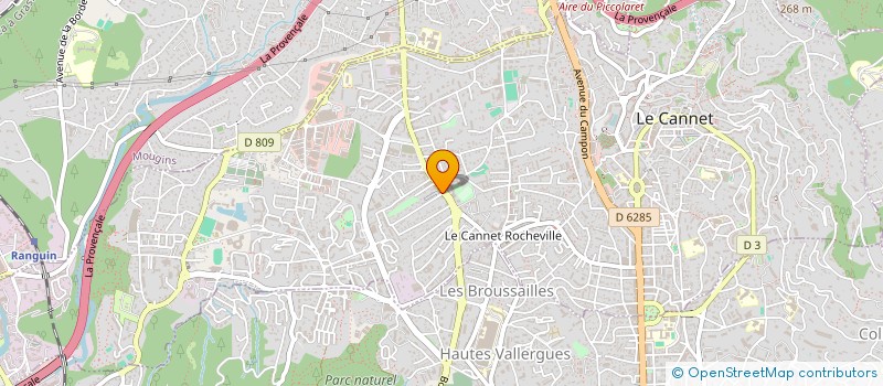 localisation de l'entreprise JDB IMMOBILIER à LE CANNET