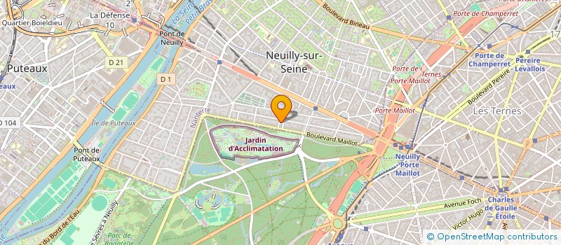 localisation de l'entreprise JDB PATRIMOINE à NEUILLY SUR SEINE