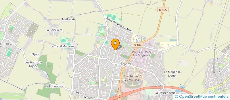 localisation de l'entreprise JDB STUDIO  LAGORD