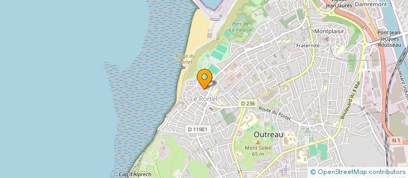 localisation de l'entreprise JDBD PLATRERIE  LE PORTEL