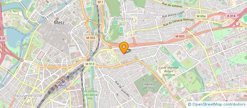 localisation de l'entreprise JDBG  METZ